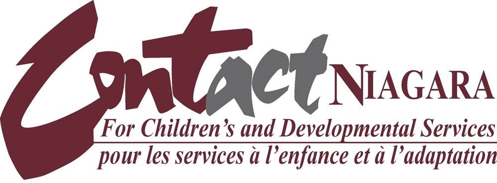 The logo features Contact Niagara's business name in burgundy and grey lettering.
